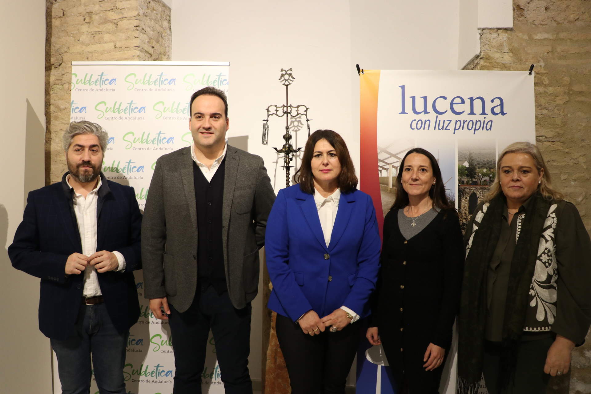 Francisco Barbancho, Juan Ramón Valdivia, Francisca García, Patricia Caraballo y María José Feria