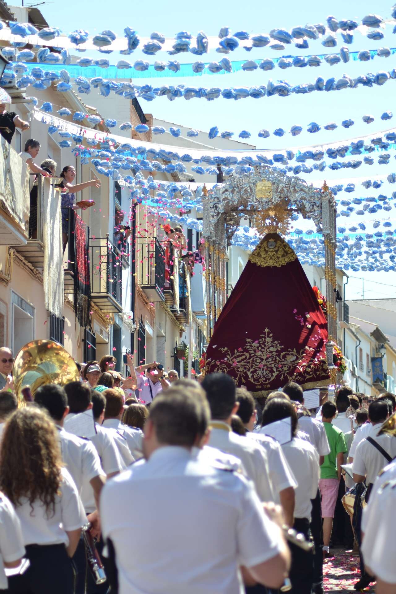 Procesión de la Virgen de la Cabeza en Rute