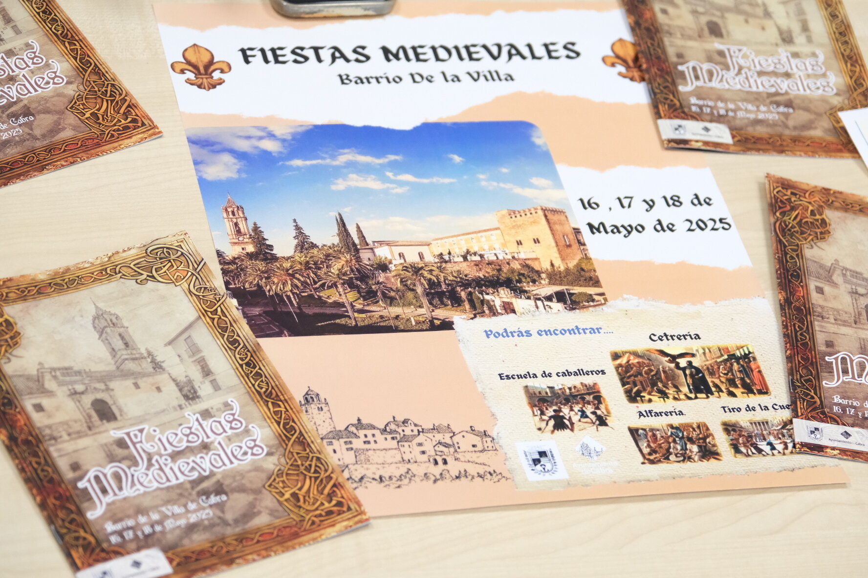 Cartel de las Fiestas Medievales del barrio de la Villa