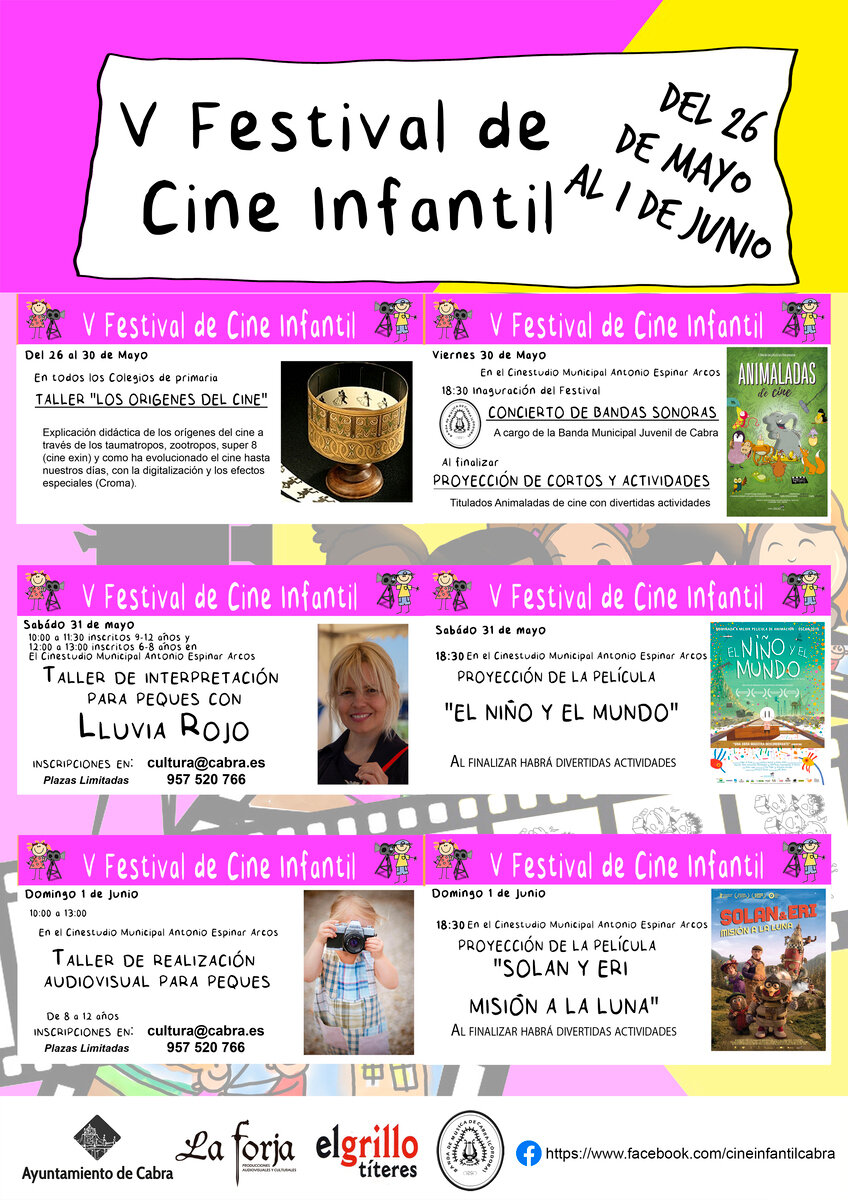 PROGRAMA V FESTIVAL DE CINE ESCOLAR DE CABRA