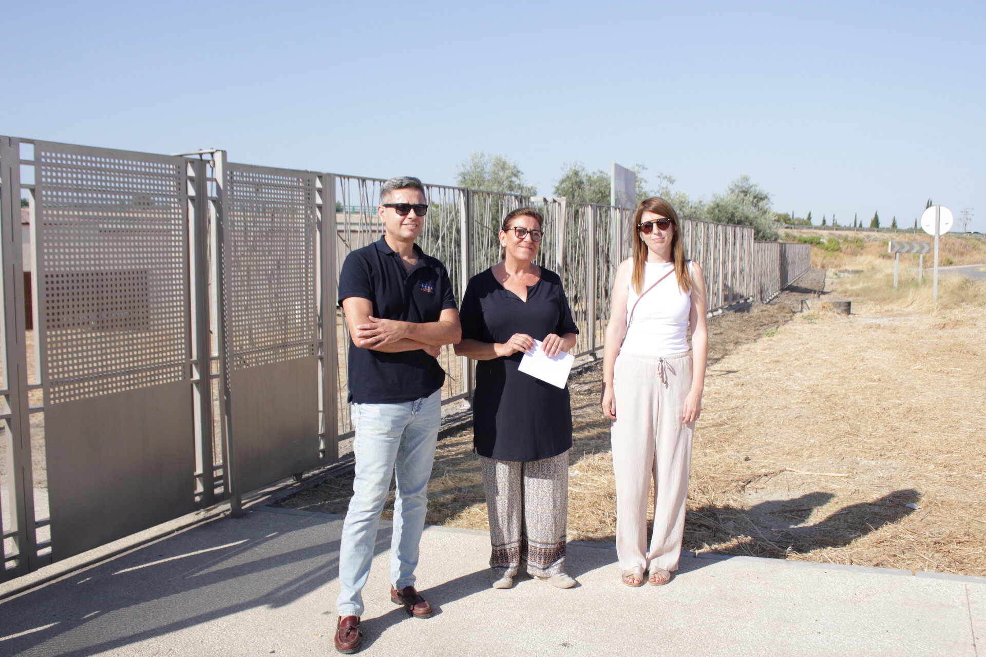 Un momento de la visita a las instalaciones del alfar romano de Los Tejares