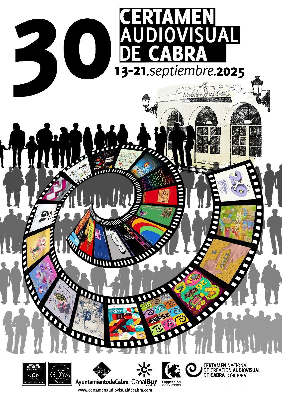 CARTEL XXX CERTAMEN AUDIOVISUAL DE CABRA