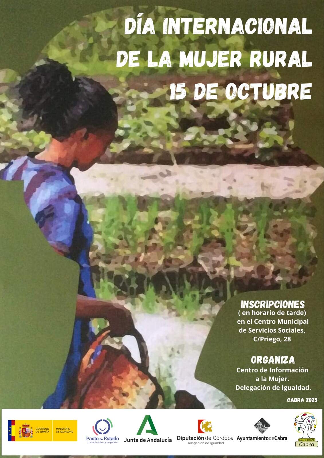 CARTEL DÍA INTERNACIONAL MUJER RURAL EN CABRA 2025