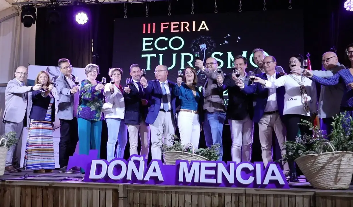 Una imagen de la pasada edición de la Feria de Ecoturismo de Doña Mencía. (Archivo).