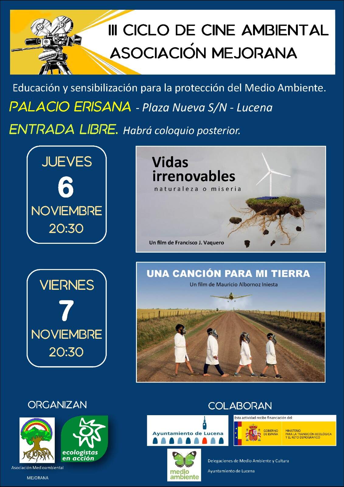 Cartel III Ciclo de Cine Ambiental