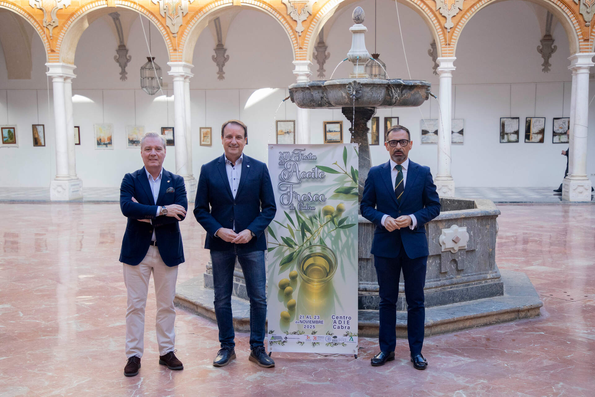Presentación de la actual edición de la Fiesta del Aceite Fresco de Cabra en la sede de la Diputación de Córdoba.