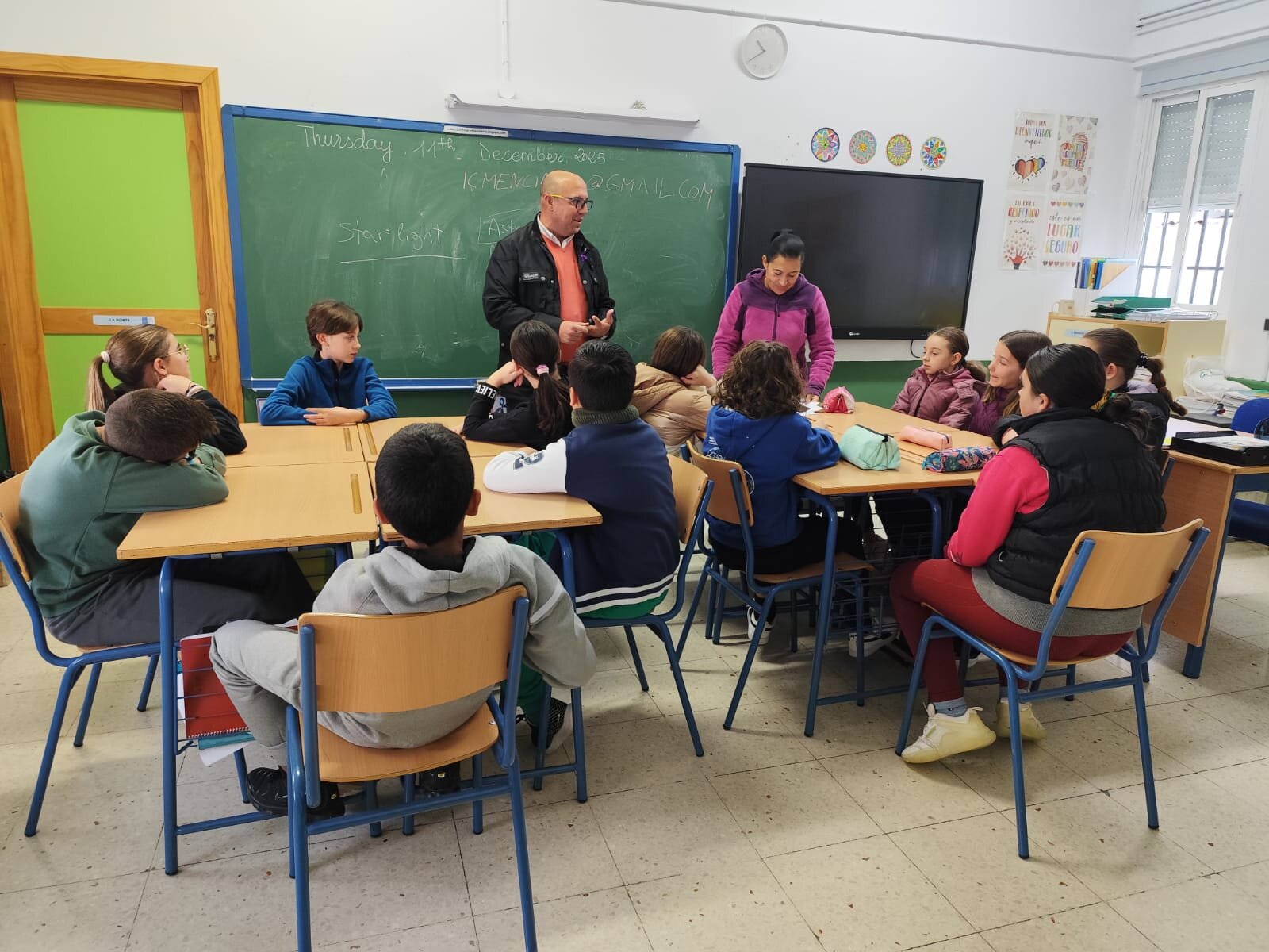 Un instante durante la actividad en el CPR Blas Infante de Zambra.