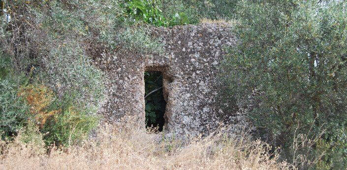 Una de las estructuras del yacimiento arqueológico de Morana.