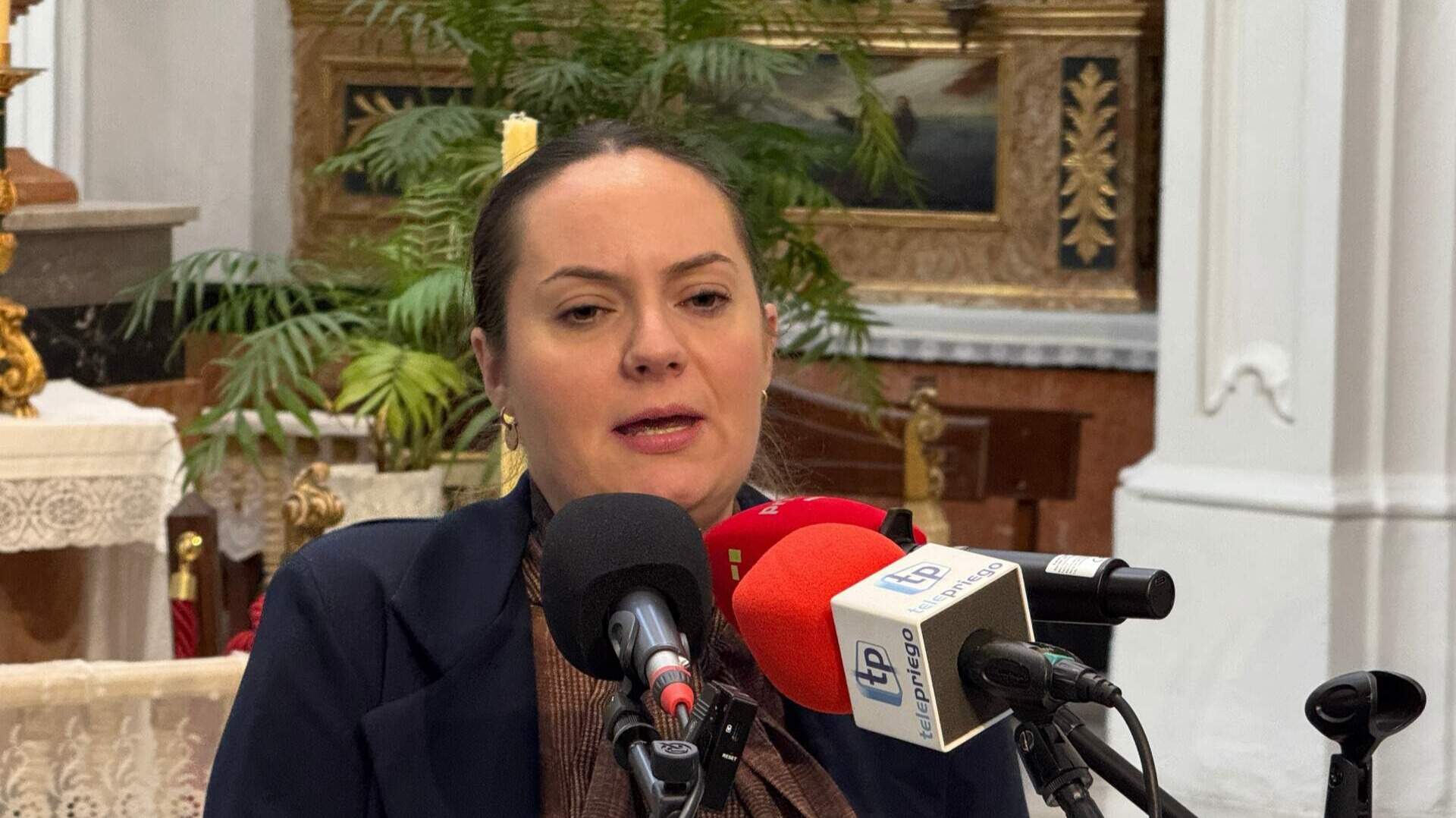 La presidenta del Área de Cultura del Ayuntamiento de Priego de Córdoba, Jezabel Ramírez.