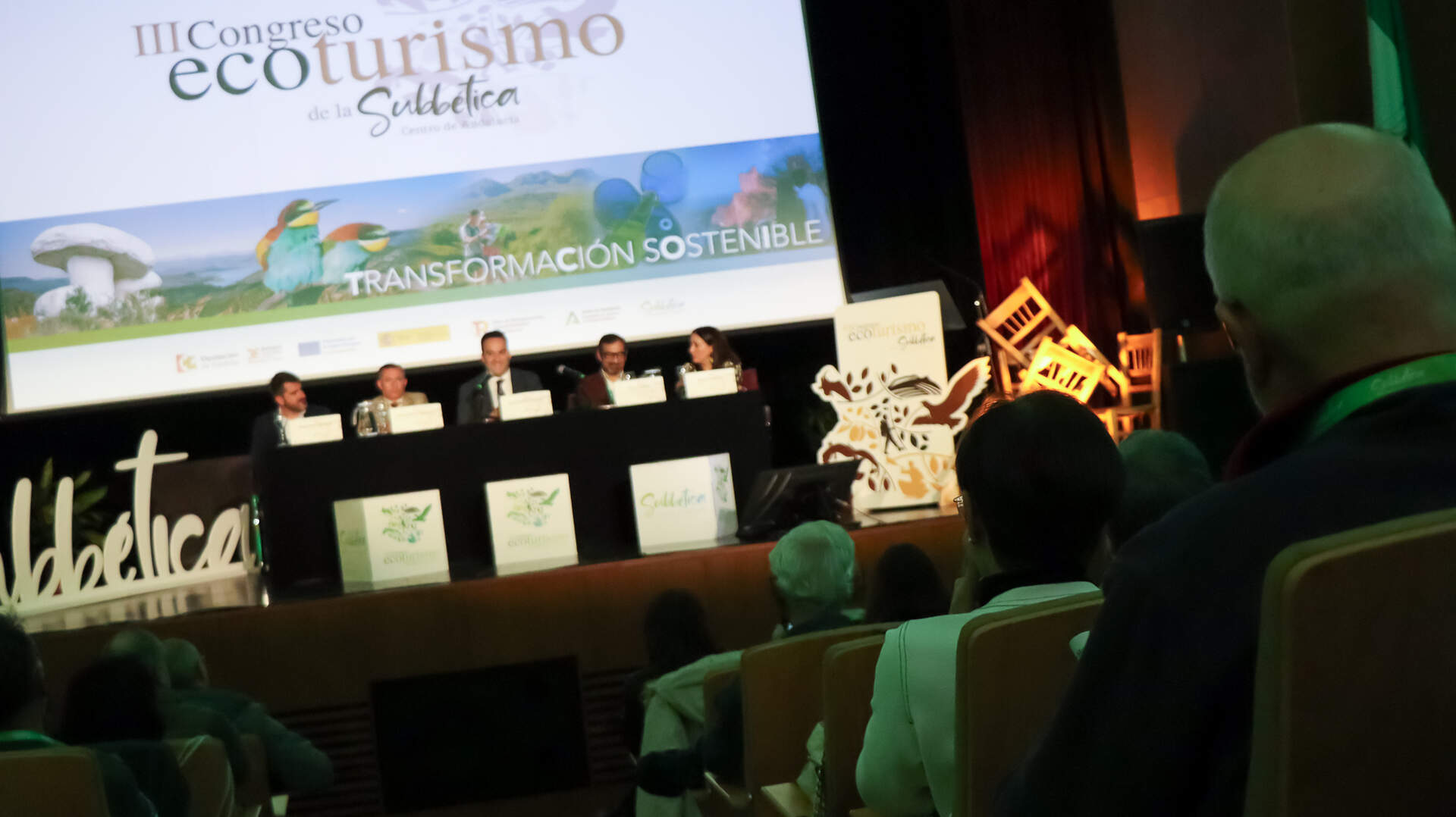Algunos de los asistentes al congreso en el Teatro Carrera de Luque