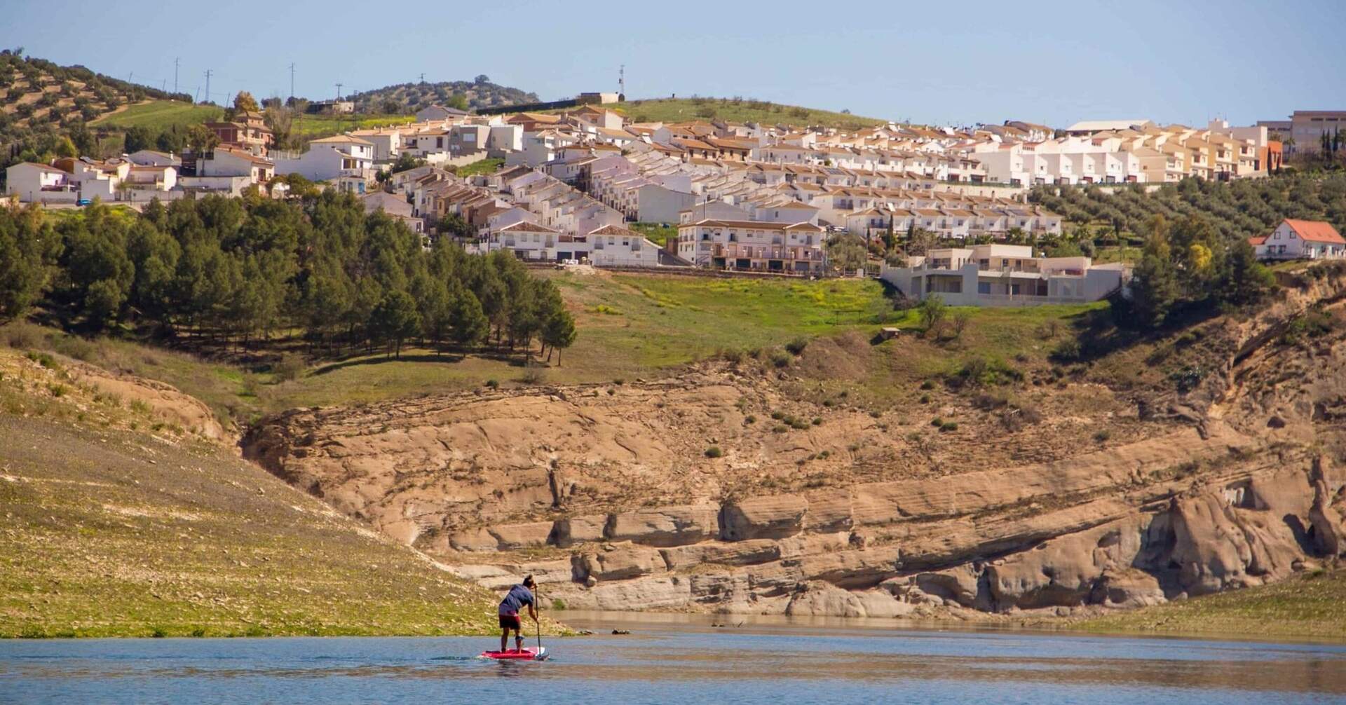 Paddle Sur en el Embalse de Iznájar.