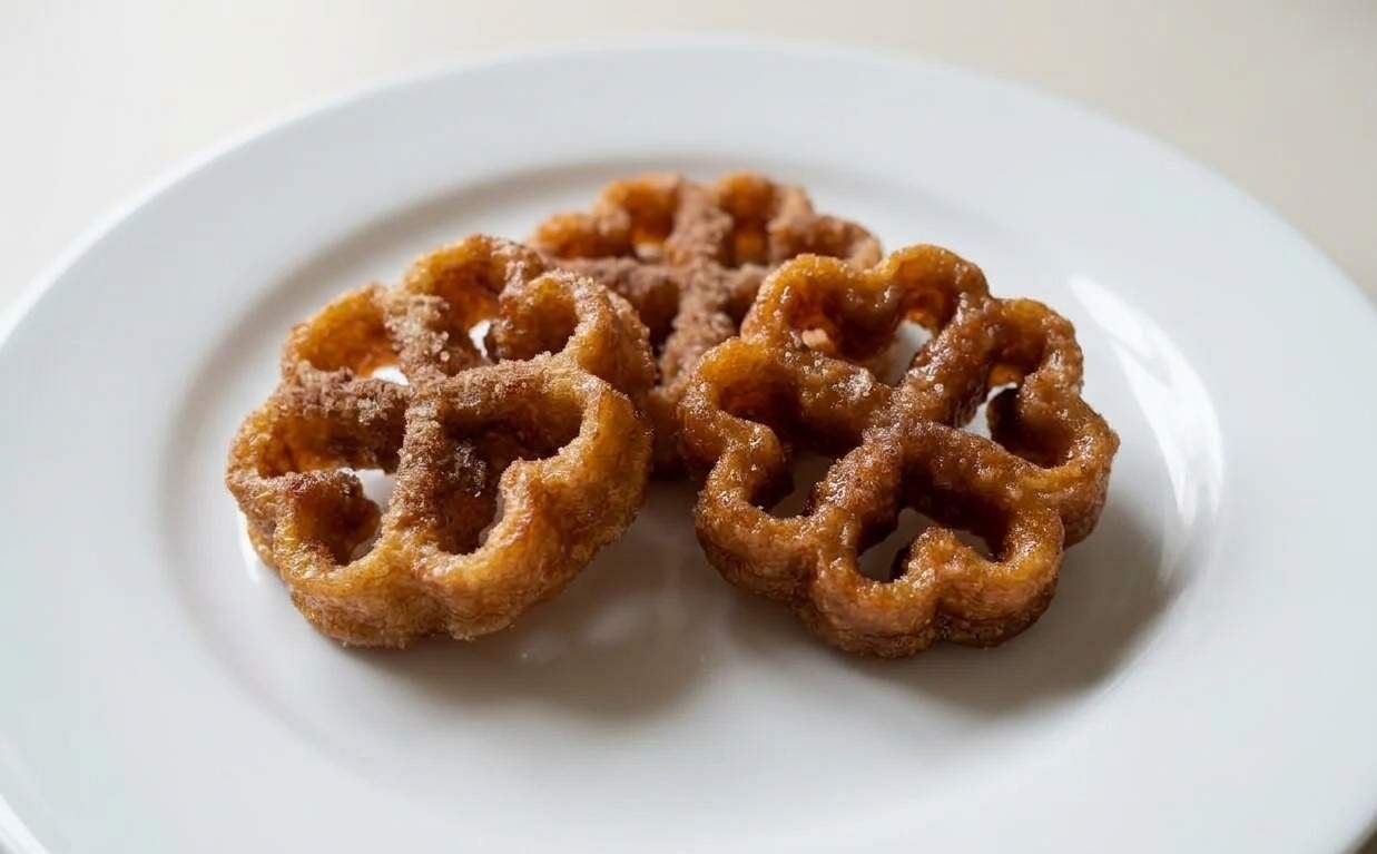Flores fritas.