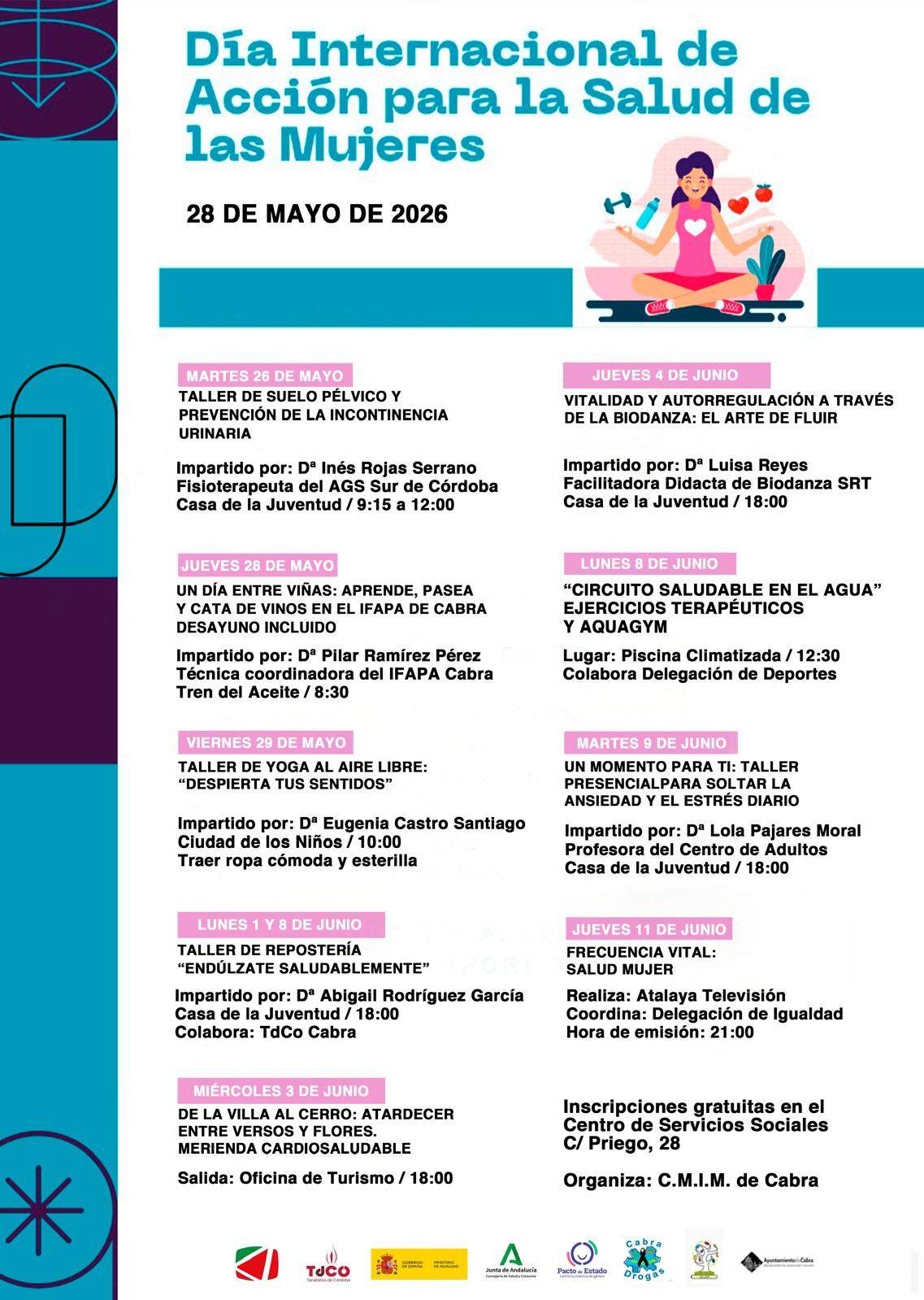 PROGRAMACIÓN DÍA INTERNACIONAL DE ACCIÓN PARA LA SALUD DE LAS MUJERES